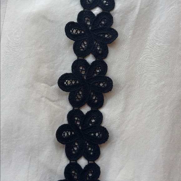 Lilly Pulitzer Vintage 90s White Label Silk Cotton Dress Lace Babydoll Y2K Cream - Picture 10 of 17